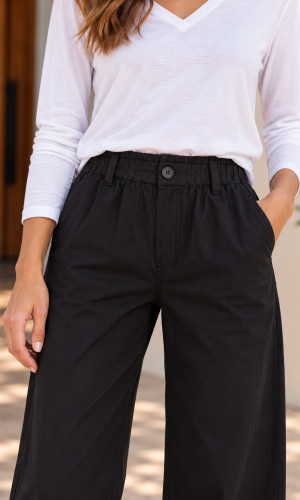 Pantalón Docker Negro - Imagen 2