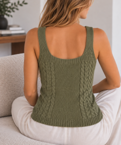 Alternative view of Polera Mara Verde Seco