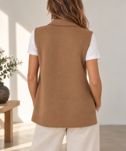 Alternative view of Gilet Boy Camel