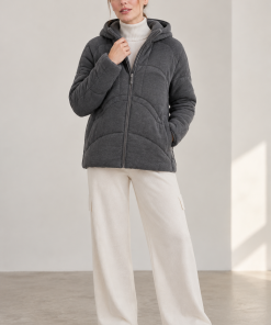 Parka Tejida Casse Grafito