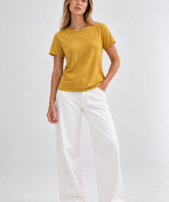 Polera Cruz Mostaza