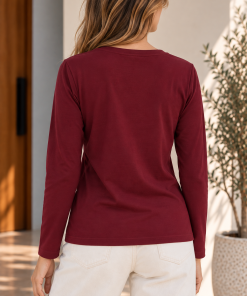 Alternative view of Polera Collie Guinda