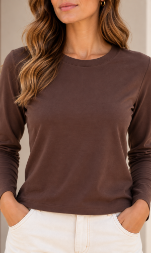 Polera Chihuahua Chocolate - Imagen 3