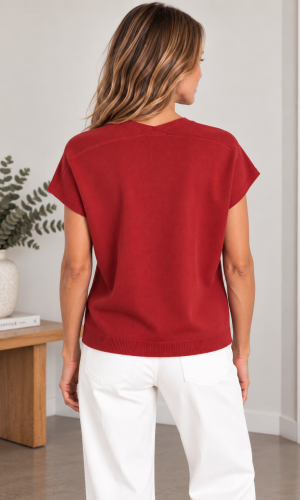 Alternative view of Polera Shimi Roja