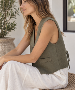 Gilet Pira Verde Seco