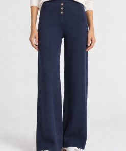 Pantalón con Botones Azul