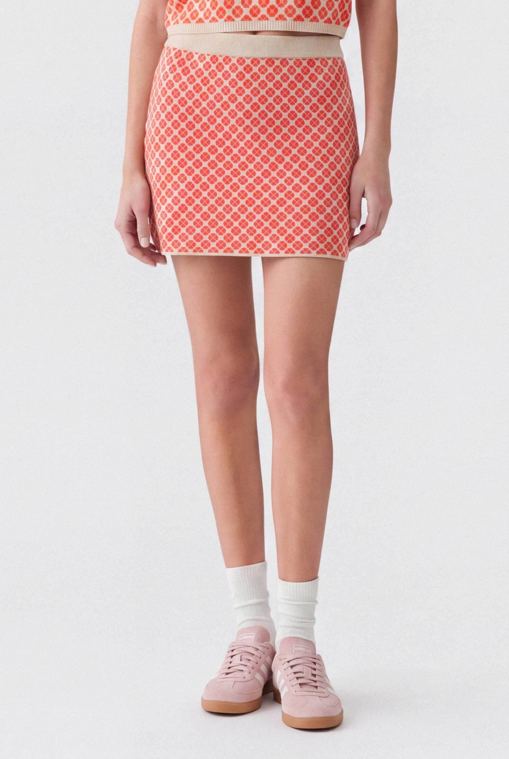 Falda Jackard Gigi Natural