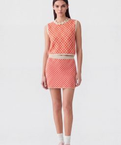 Falda Jackard Gigi Natural