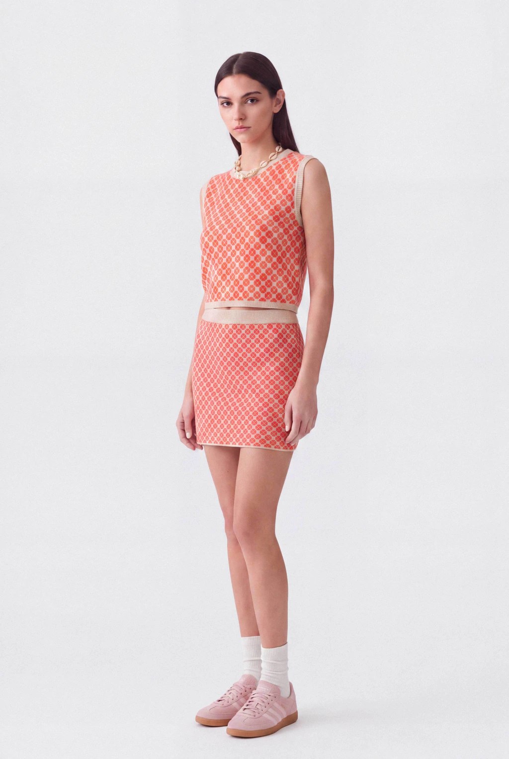 Falda Jackard Gigi Natural