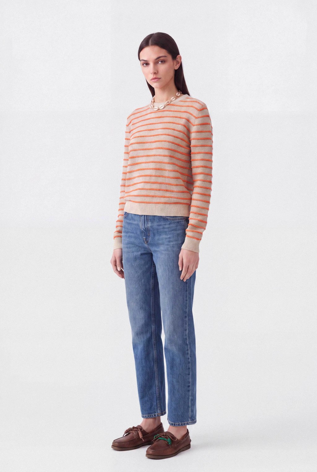 Sweater Jackard Bella Natural