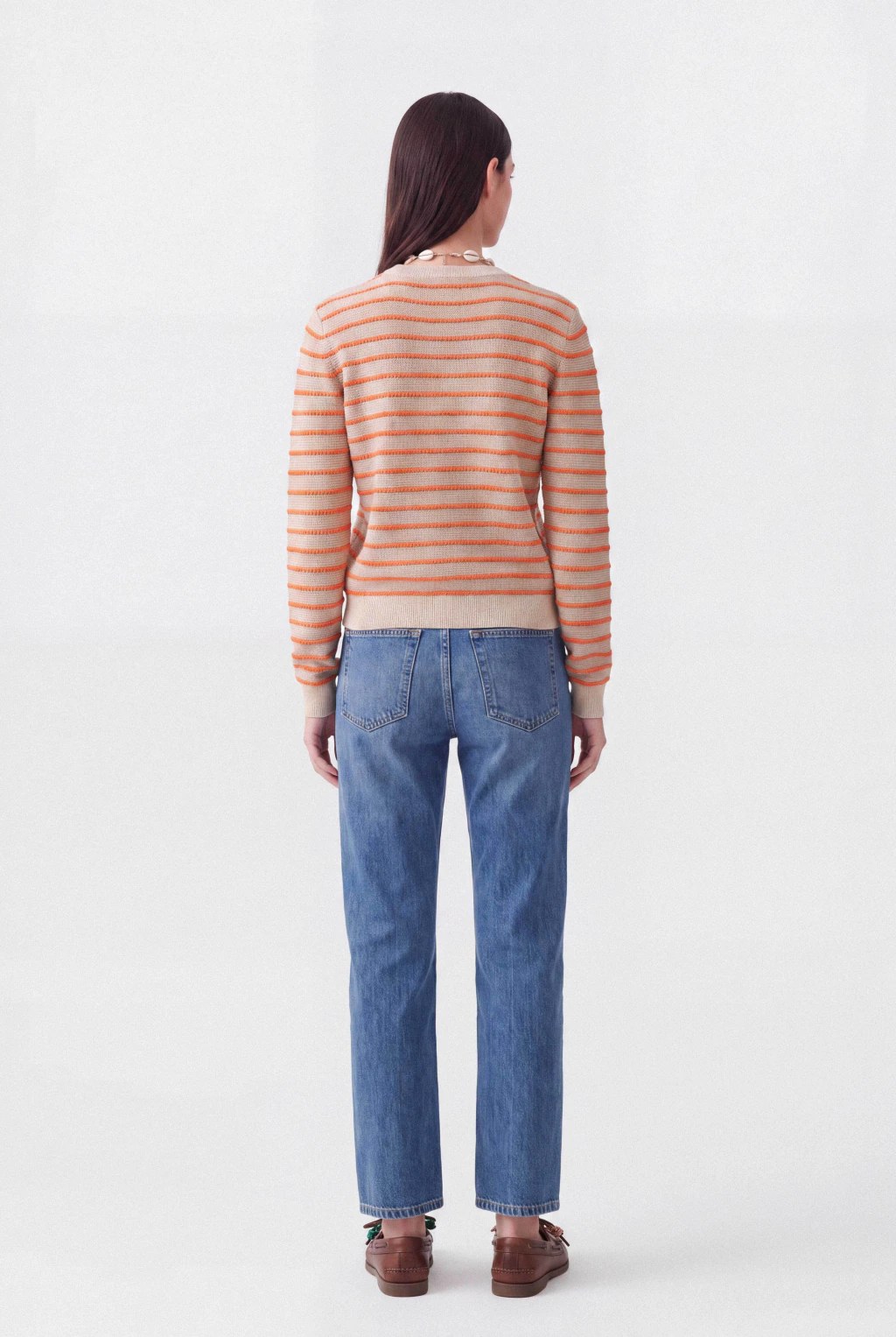Sweater Jackard Bella Natural