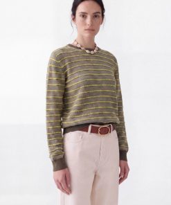 Sweater Jackard Bella Cemento