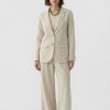 Blazer C/Bolsillos Crudo