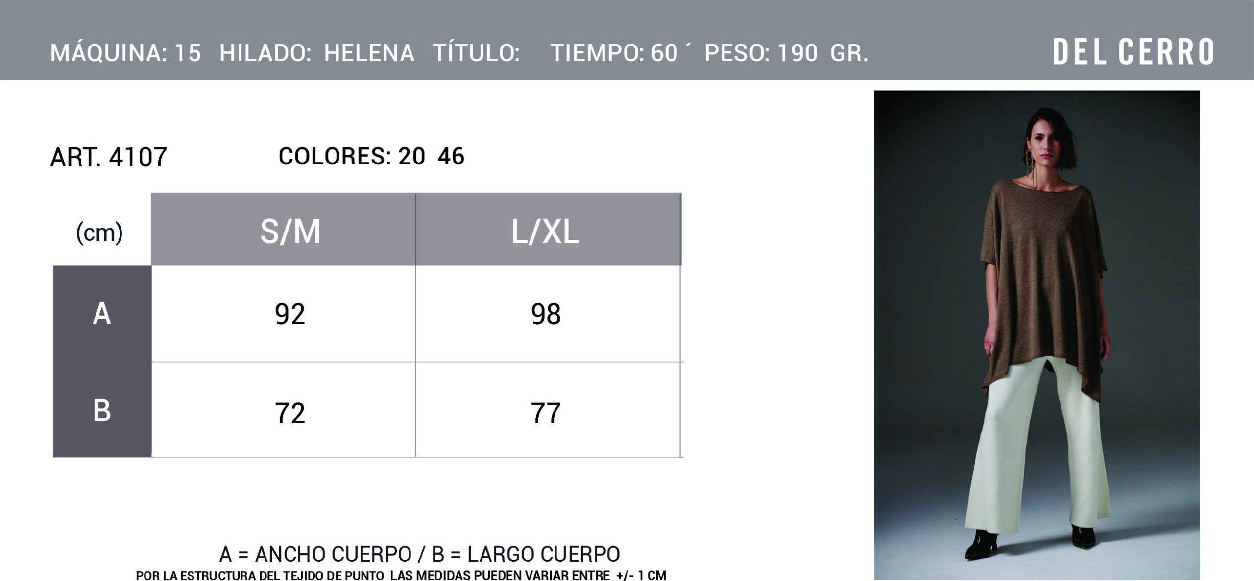 Tabla de medidas