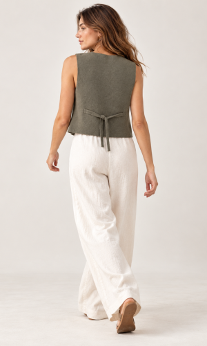 Alternative view of Gilet Pira Verde Seco