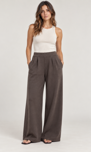 Pantalón Pinzado Chocolate