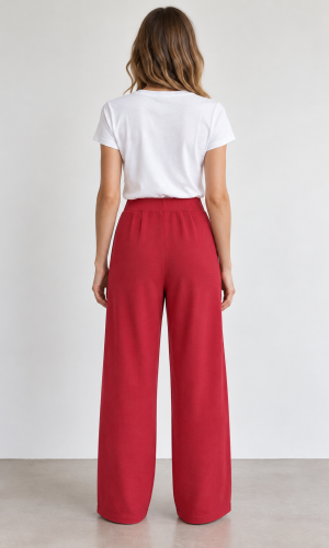 Pantalón Pinzado Rojo - Imagen 2