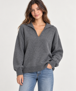 Sweater Cuello Polo Grafito