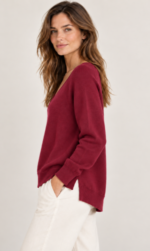 Alternative view of Sweater Diana Borgoña