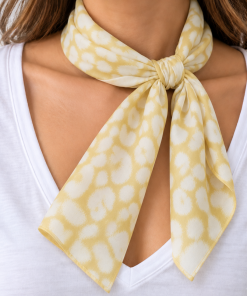 Pañuelo Animal Print Amarillo