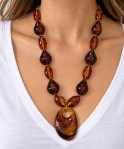 Collar Carey con Colgante