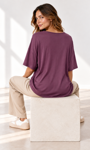 Polera Barak Uva - Imagen 3