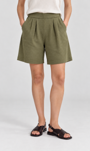 Bermuda Pinzada Verde Seco