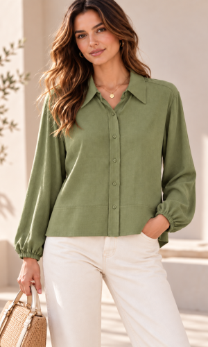 Camisa Pit Verde Seco - Imagen 4