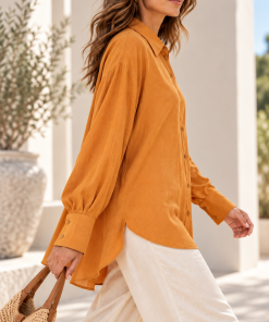 Camisa Laika Naranja - Imagen 4