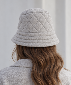 Gorro Liso Gris Perla