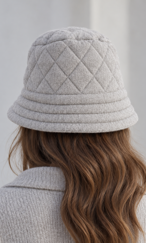 Gorro Liso Gris Perla