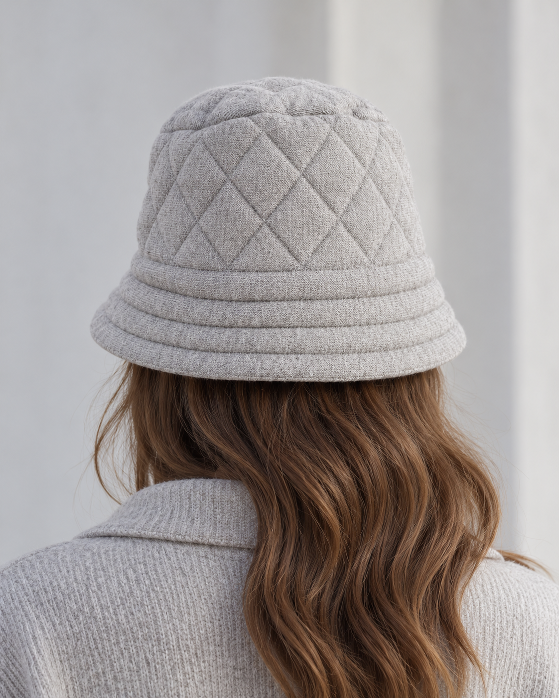 Gorro Liso Gris Perla