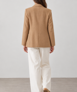 Blazer C/Bolsillos Camel