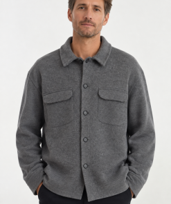 Camisa Tramada Massimo Grafito