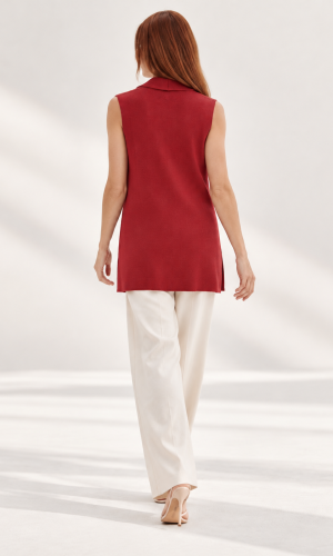 Alternative view of Gilet Taylor Rojo