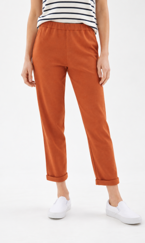 Pantalón Arremnagado Naranja