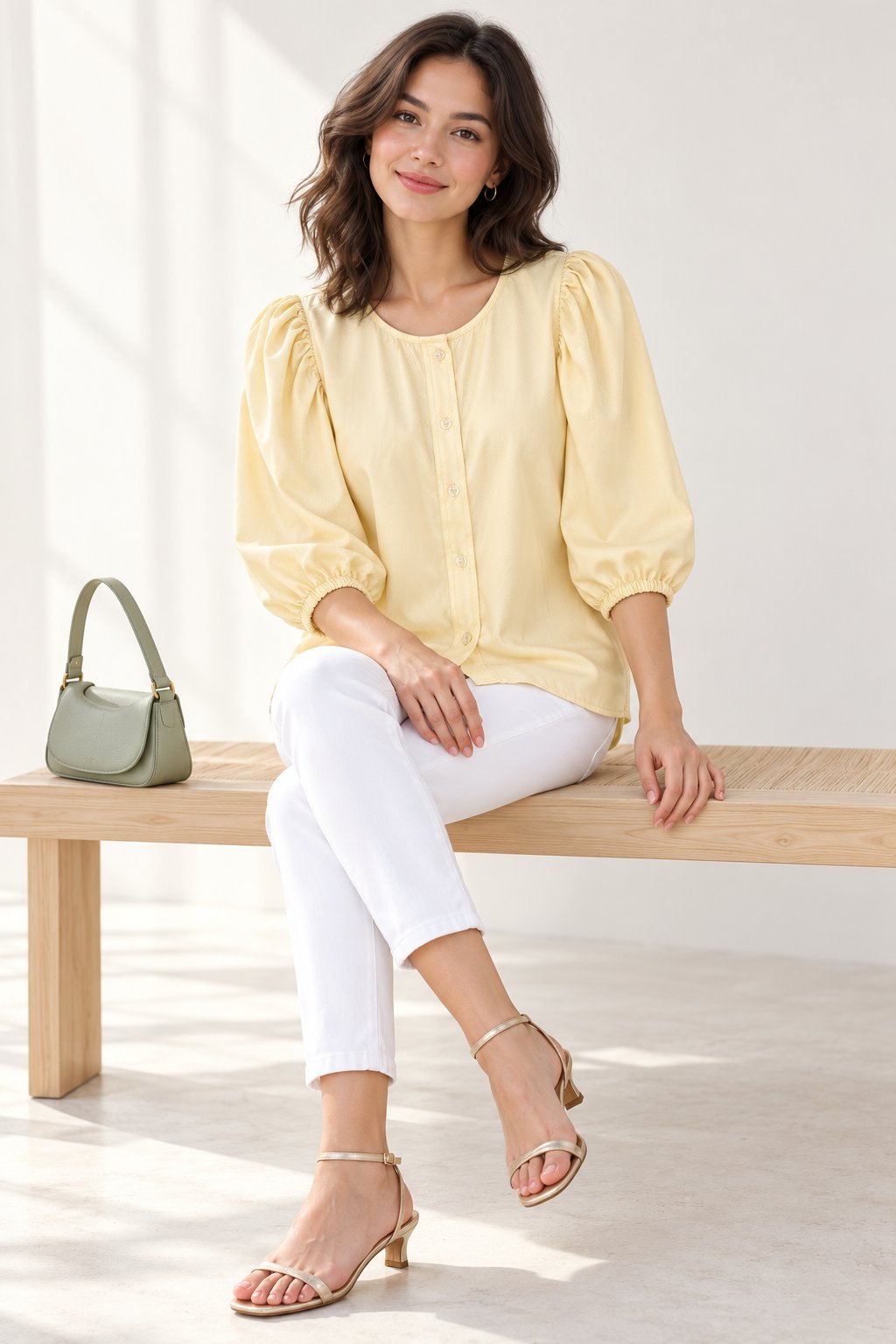 Camisa Bull Amarillo Pastel - Imagen 2