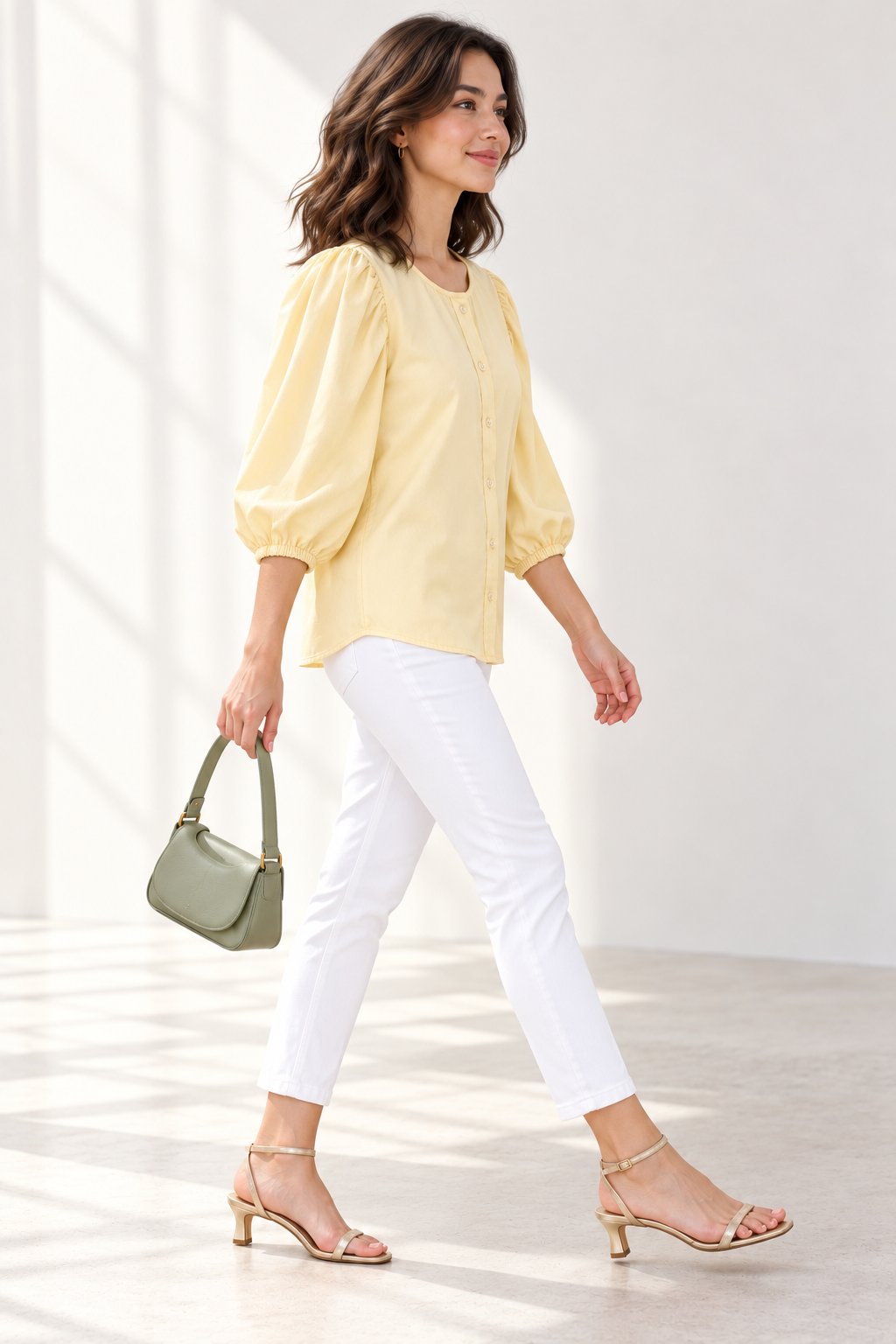 Camisa Bull Amarillo Pastel - Imagen 3