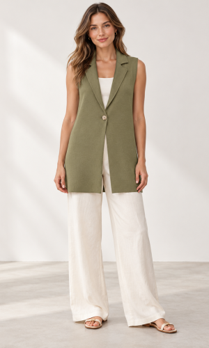 Gilet Taylor Verde Seco