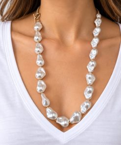 Collar Largo Perlas Barrocas - Cimarrona
