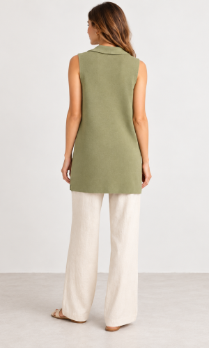 Gilet Taylor Verde Seco - Imagen 3