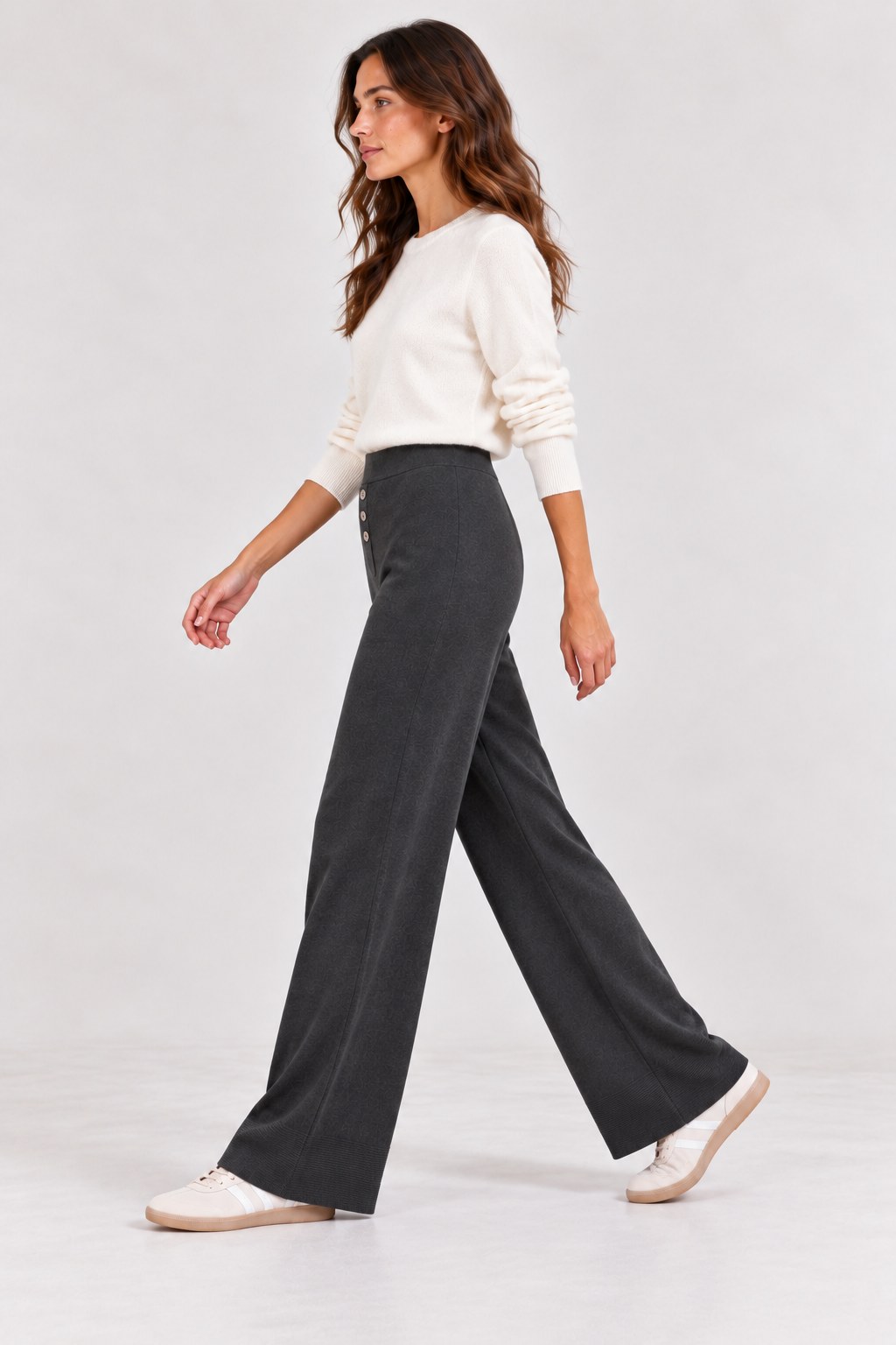 Pantalón con Botones Topo - Del Cerro