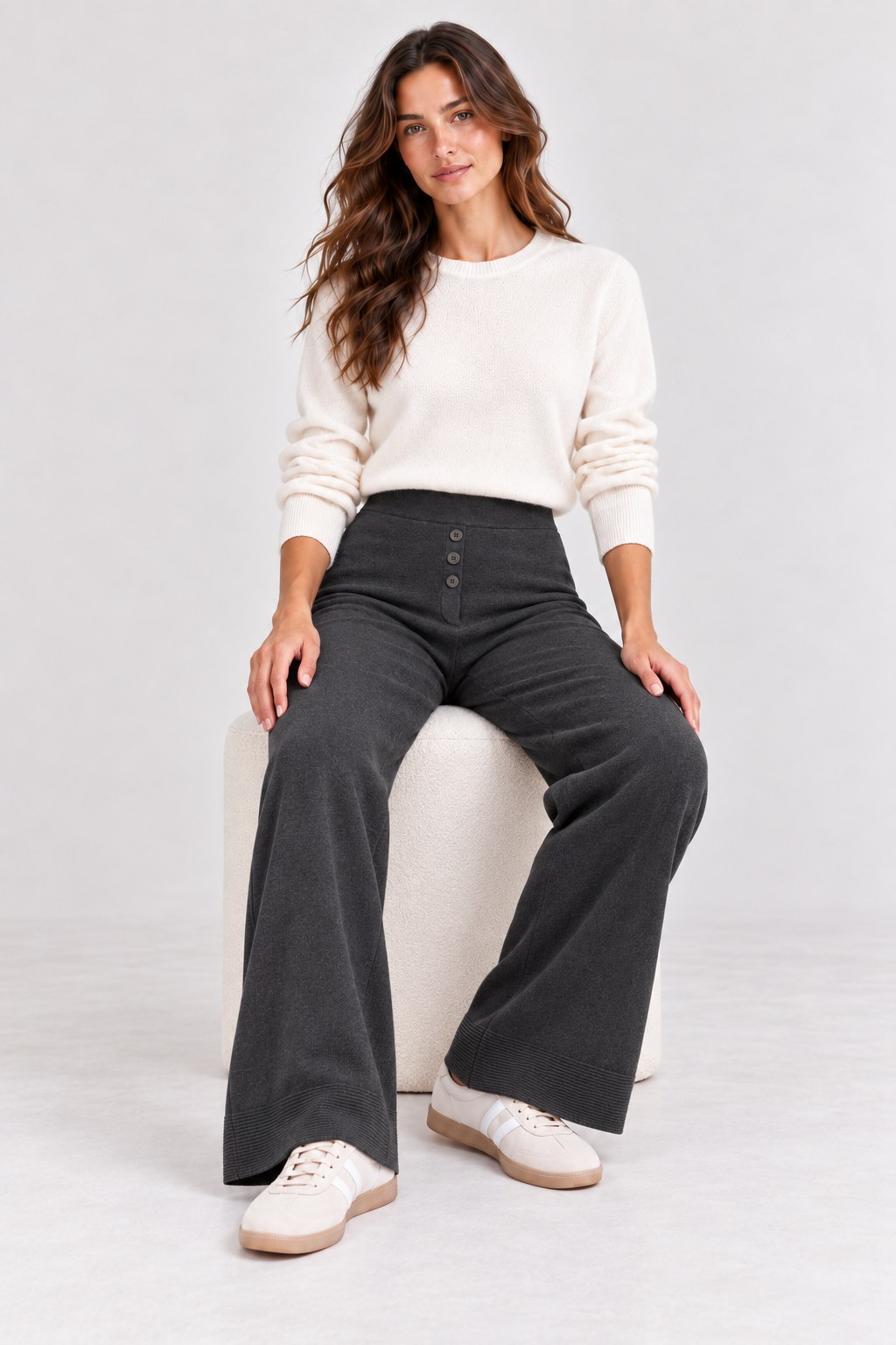 Pantalón con Botones Topo - Del Cerro