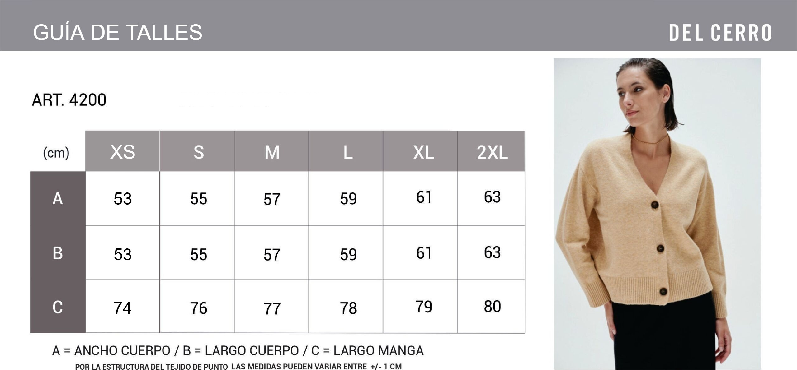 Tabla de medidas